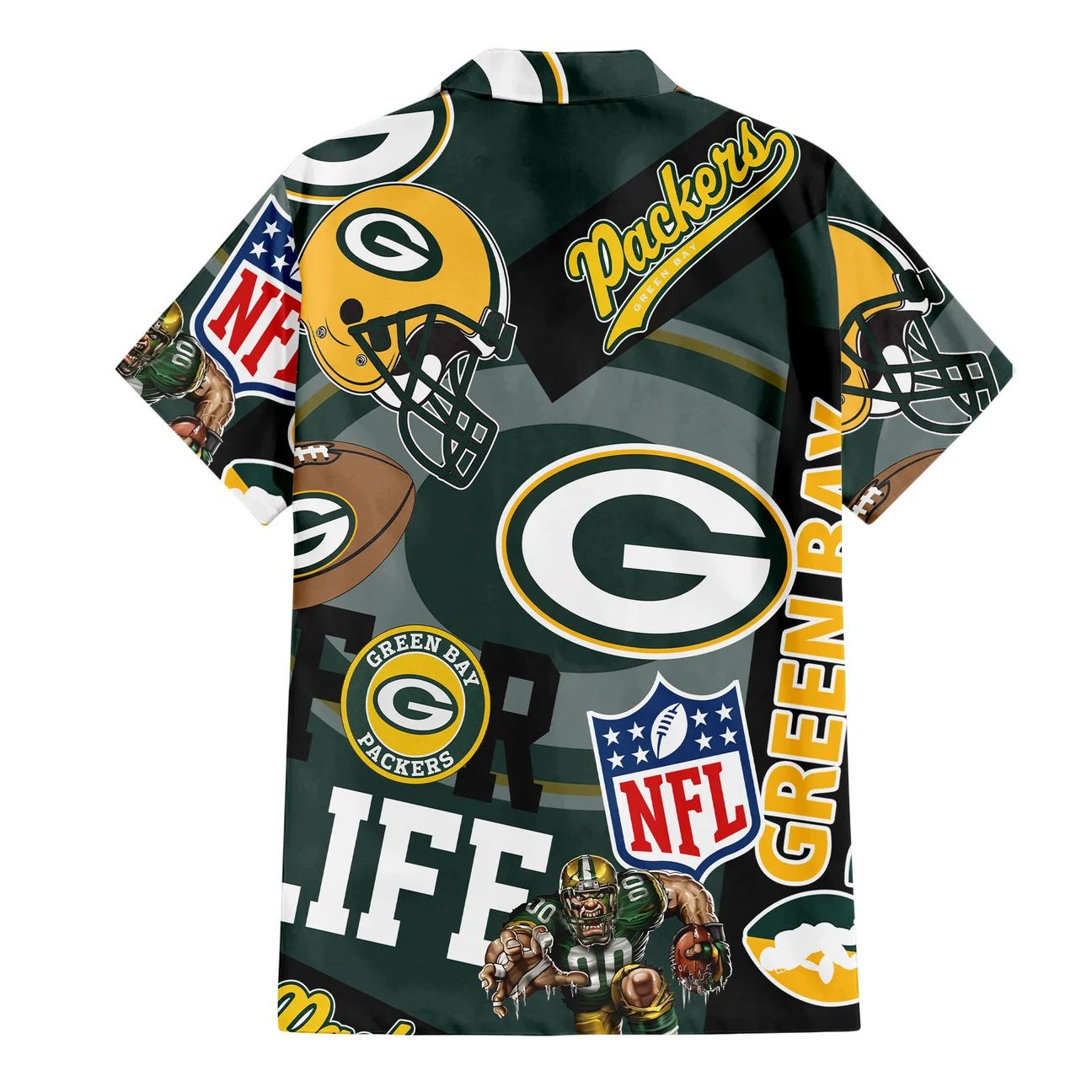 Green Bay Packers Hawaiian Shirt For Life 118844