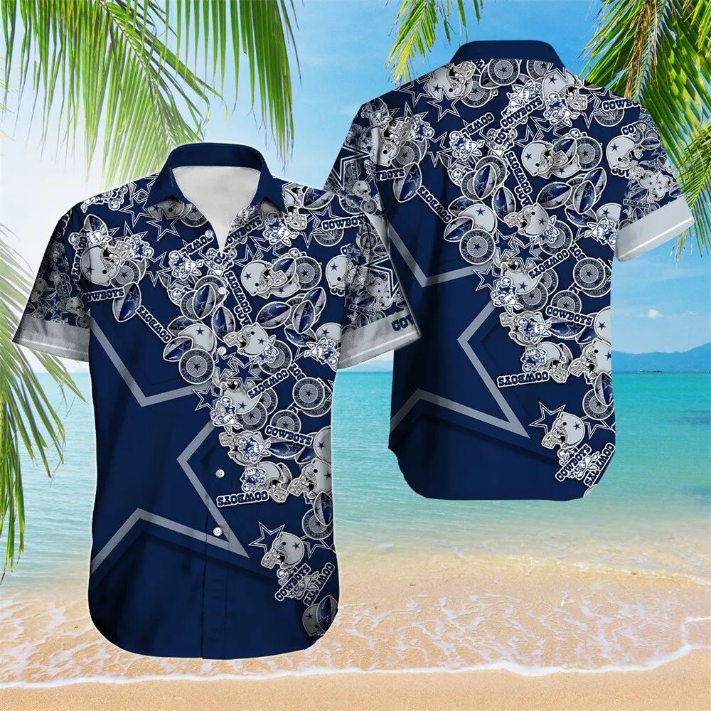 Dallas Cowboys Hawaiian Shirt Comic Craze Design 163050