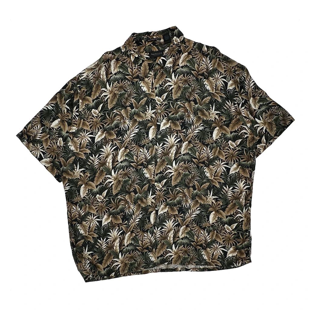 Van Heusen Floral Hawaiian Shirt - 2XL Multicoloured Viscose