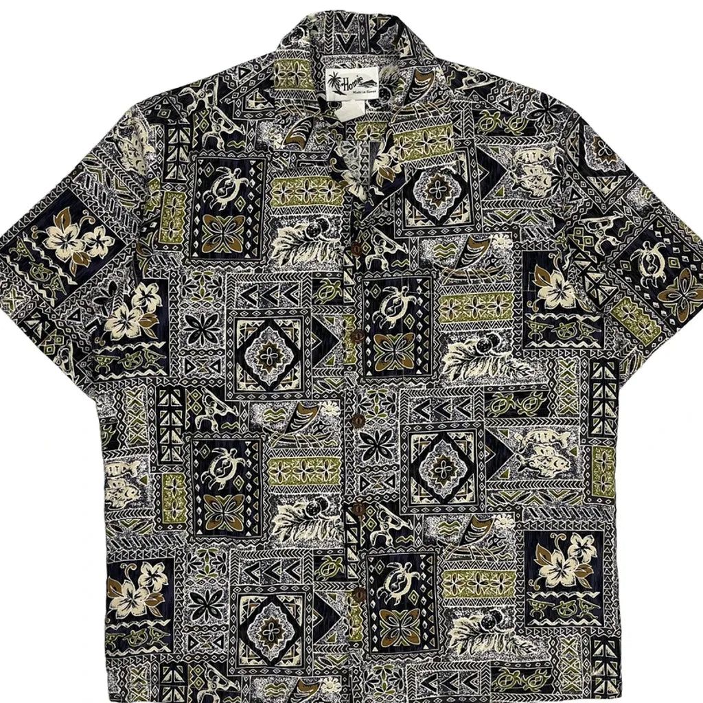 Howie Hawaiian Shirt - Small Multicoloured Cotton