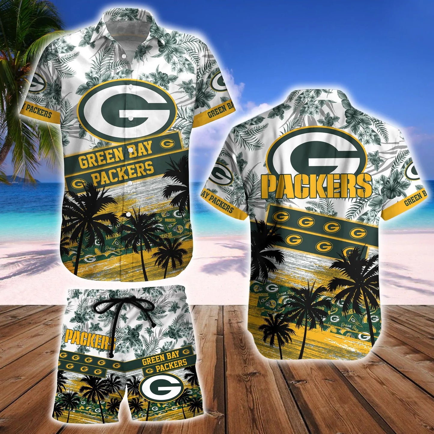 Green Bay Packers Tropical Hawaiian Shirt 747249
