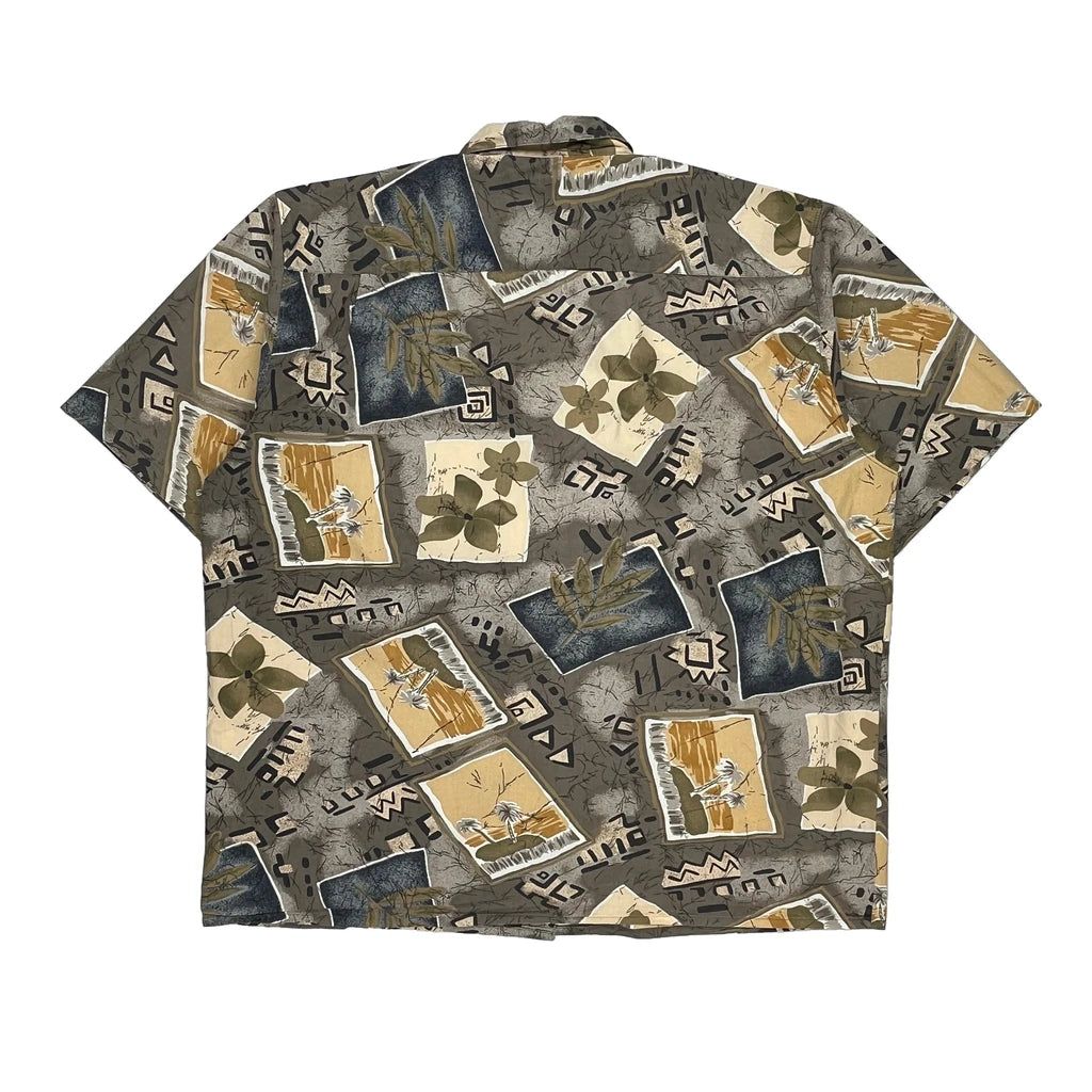 Canyon River Blues Hawaiian Shirt - XL Multicoloured Cotton