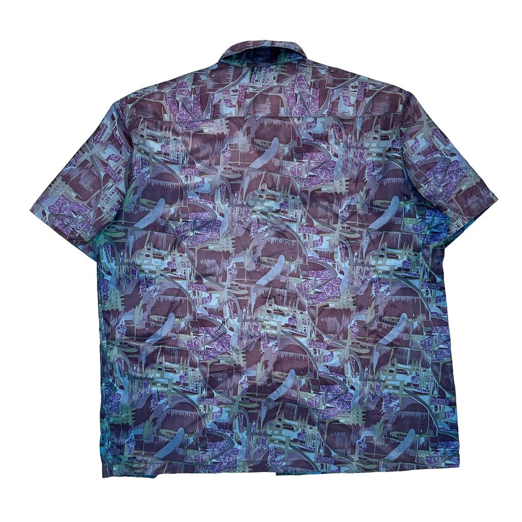 Unbranded Hawaiian Shirt - Large Multicoloured Polyester