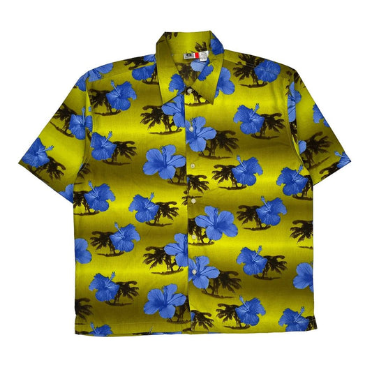 Arizona Jeans Hawaiian Shirt - Large Multicoloured Polyester