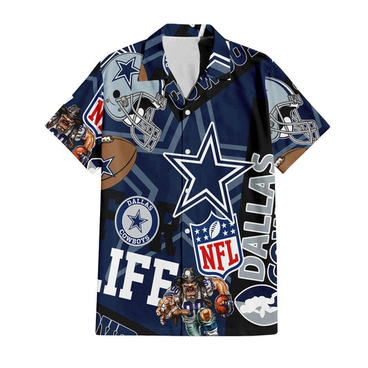 Dallas Cowboys Hawaiian Shirt For Life 198175