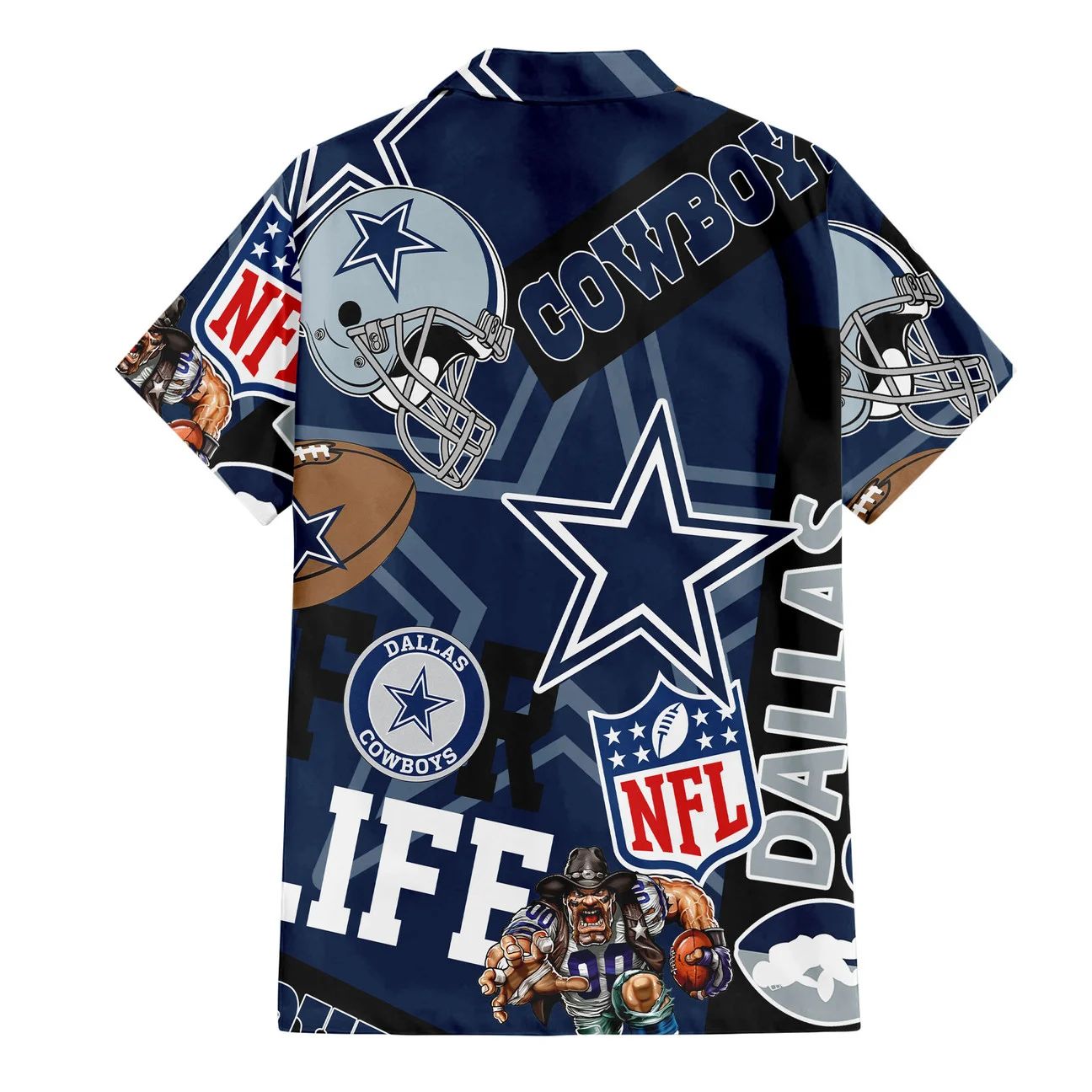 Dallas Cowboys Hawaiian Shirt For Life 198175