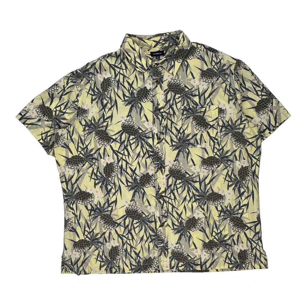 Croft & Barrow Floral Hawaiian Shirt - 2XL Multicoloured Cotton