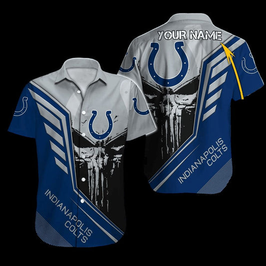 Indianapolis Colts Hawaiian Shirt Coastal Blue Paradise 125163