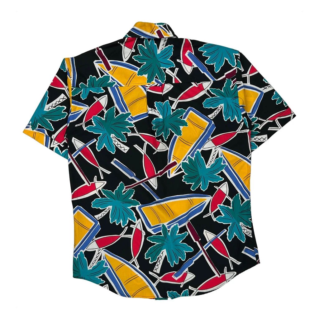Henry Grethel Graphic Hawaiian Shirt - Small Multicoloured Cotton
