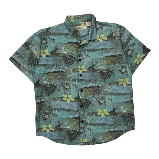 Island Republic Hawaiian Shirt - Large Multicoloured Cotton Blend