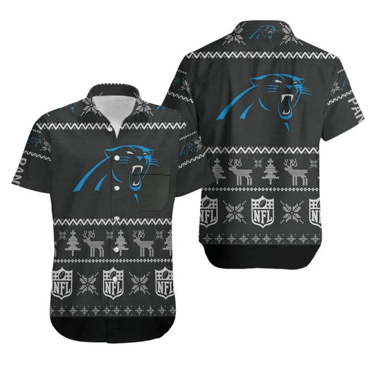 Carolina Panthers Ugly Christmas Sweater Hawaiian Shirt 689875