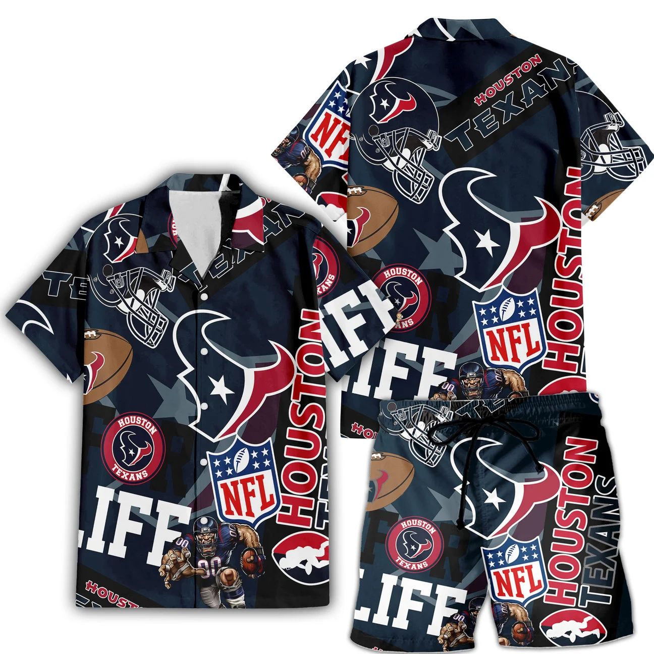 Houston Texans Hawaiian Shirt For Life 571490