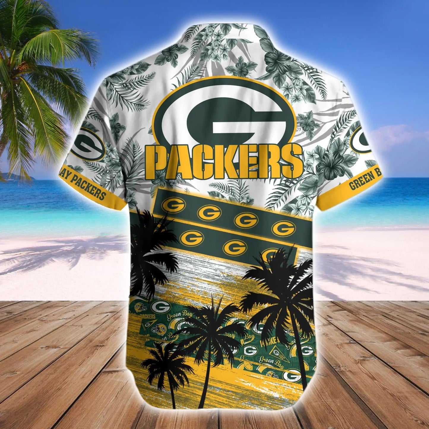 Green Bay Packers Tropical Hawaiian Shirt 747249