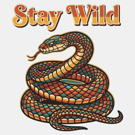 Stay Wild Snake Graphic Tee