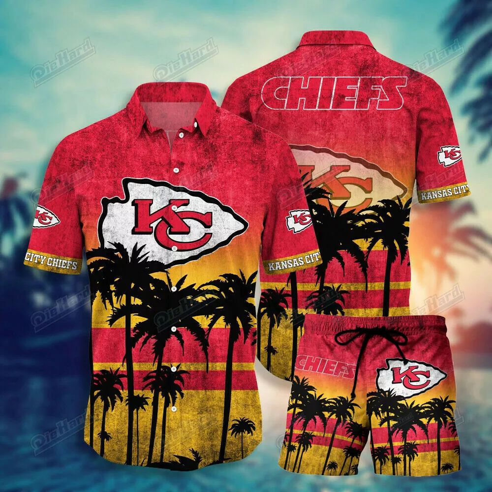 Kansas City Chiefs Hawaiian Shirt Sunset Breeze Design 623793