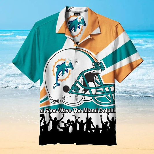 Miami Dolphins Hawaiian Shirt Fan Spirit Tropical 885712