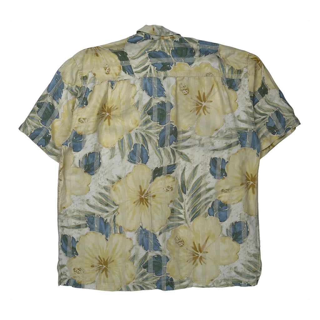 Tommy Bahama Floral Hawaiian Shirt - Large Multicoloured Cotton