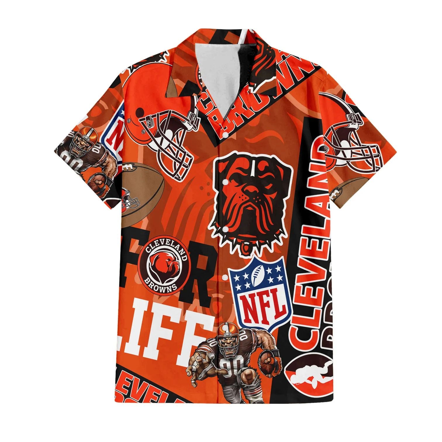Cleveland Browns Hawaiian Shirt For Life 613401