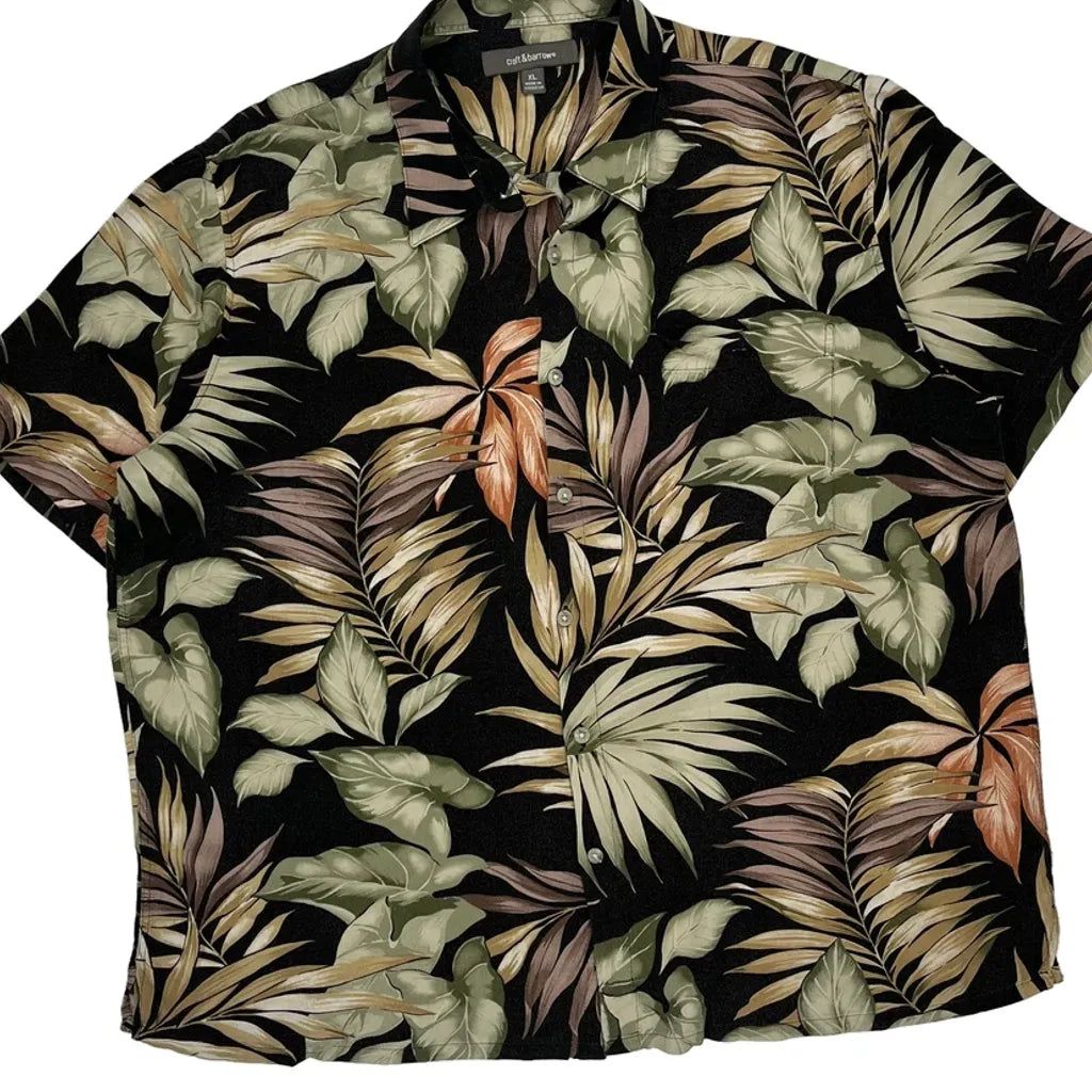 Croft & Barrow Hawaiian Shirt - XL Multicoloured Cotton