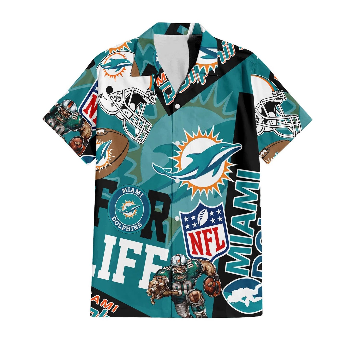 Miami Dolphins Hawaiian Shirt For Life 570815