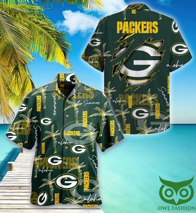 Green Bay Packers Hawaiian Shirt Aloha Rip Design 221745