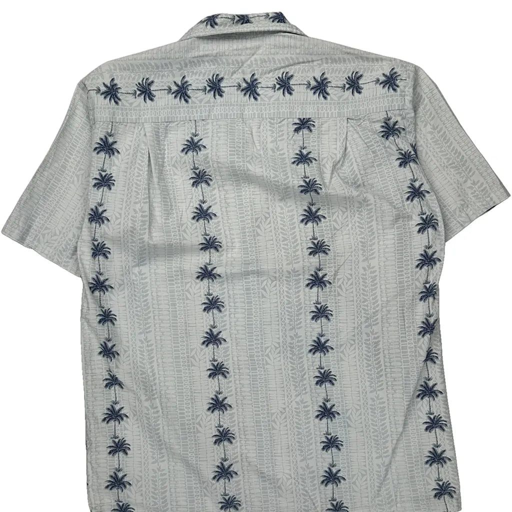 Pacific Legend Hawaiian Shirt - Large White Cotton