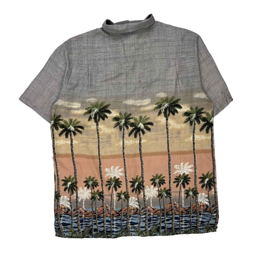 Batik Bay Graphic Hawaiian Shirt - XL Multicoloured Viscose