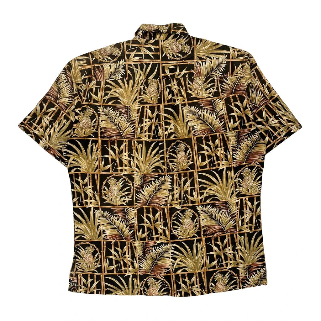 Tori Richard Floral Hawaiian Shirt - Small Black Cotton