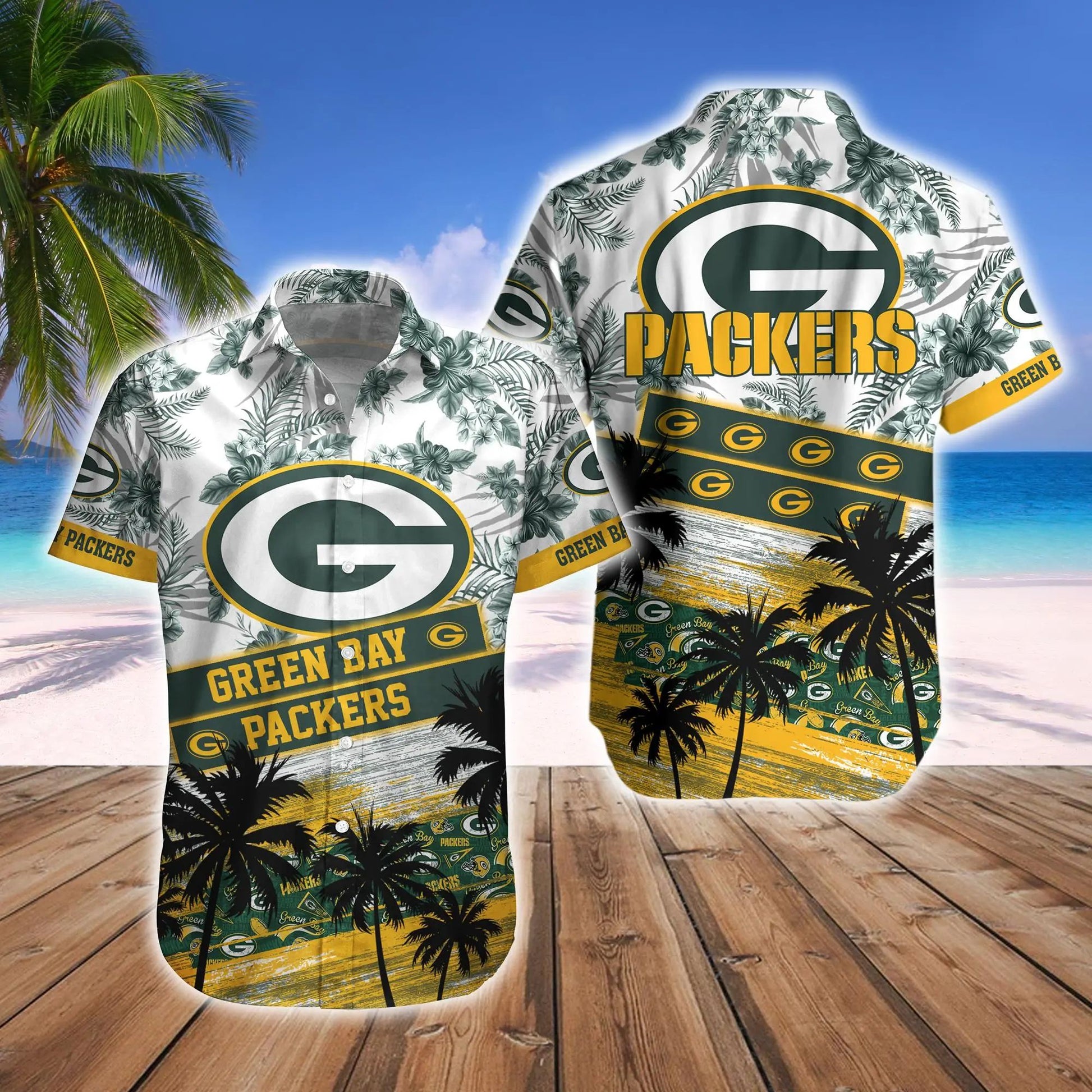 Green Bay Packers Tropical Hawaiian Shirt 747249