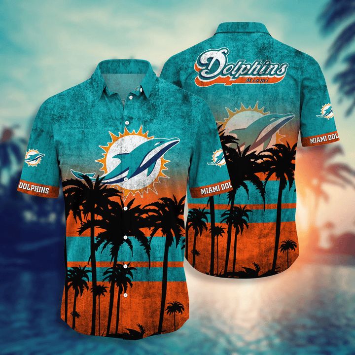Miami Dolphins Hawaiian Shirt Sunset Dream Design 785374