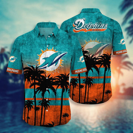 Miami Dolphins Hawaiian Shirt Sunset Dream Design 785374