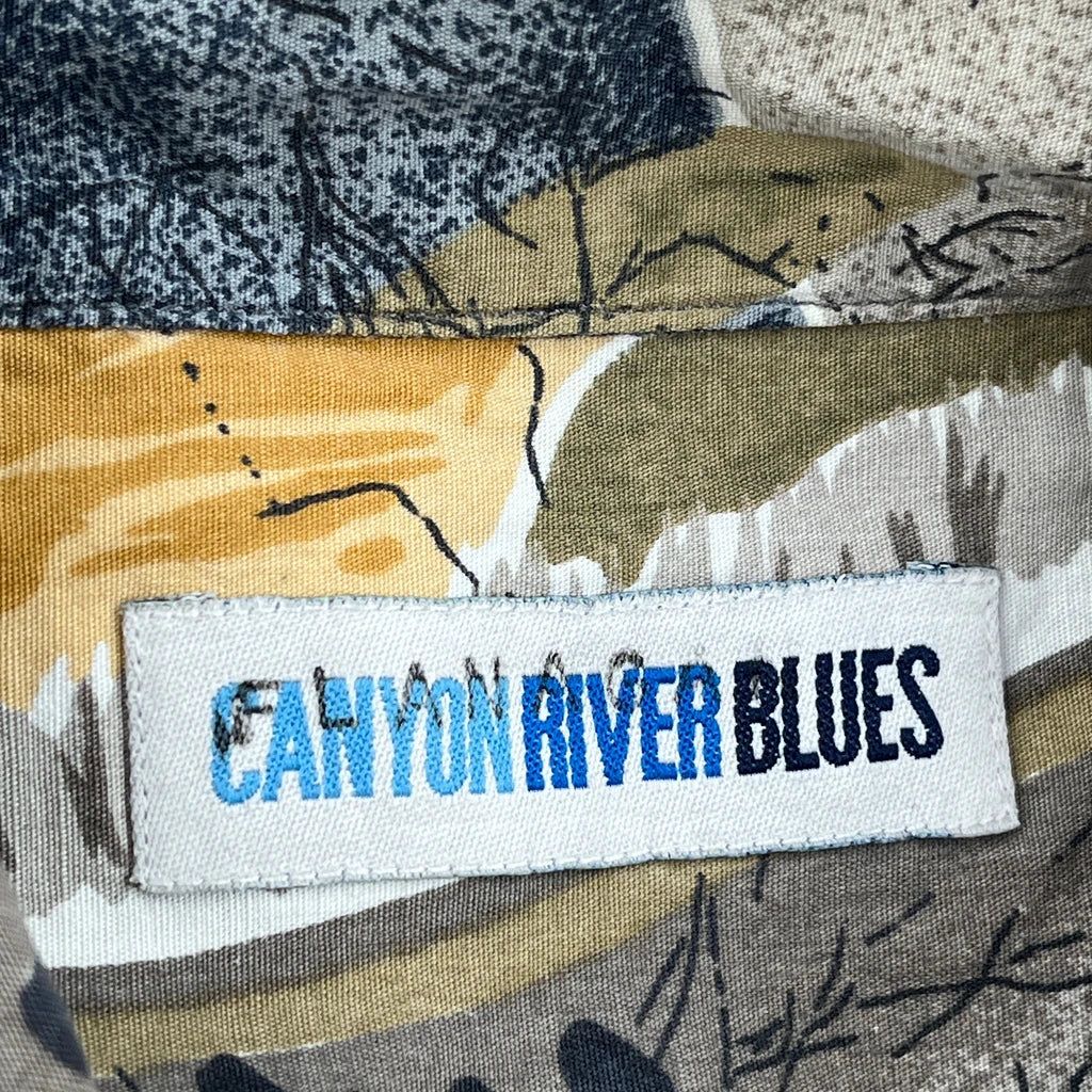 Canyon River Blues Hawaiian Shirt - XL Multicoloured Cotton