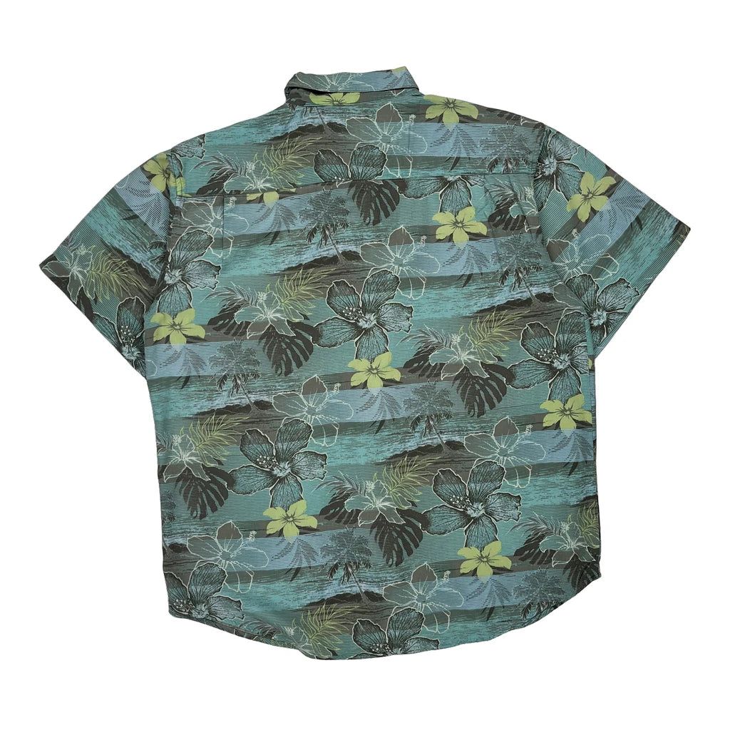 Island Republic Hawaiian Shirt - Large Multicoloured Cotton Blend