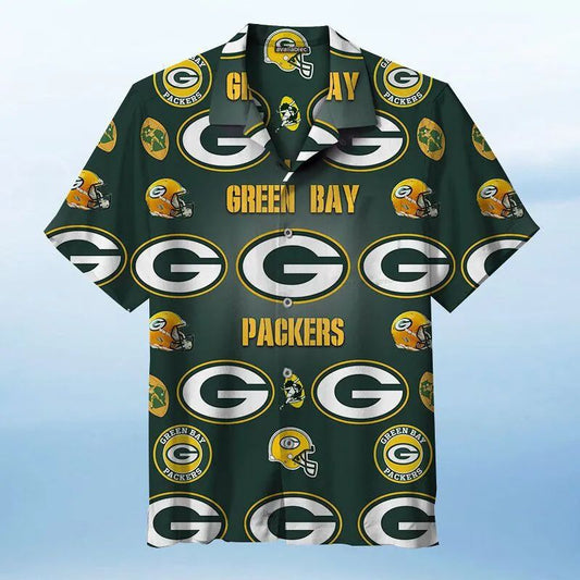 Green Bay Packers Retro Emblem Hawaiian Shirt 144252