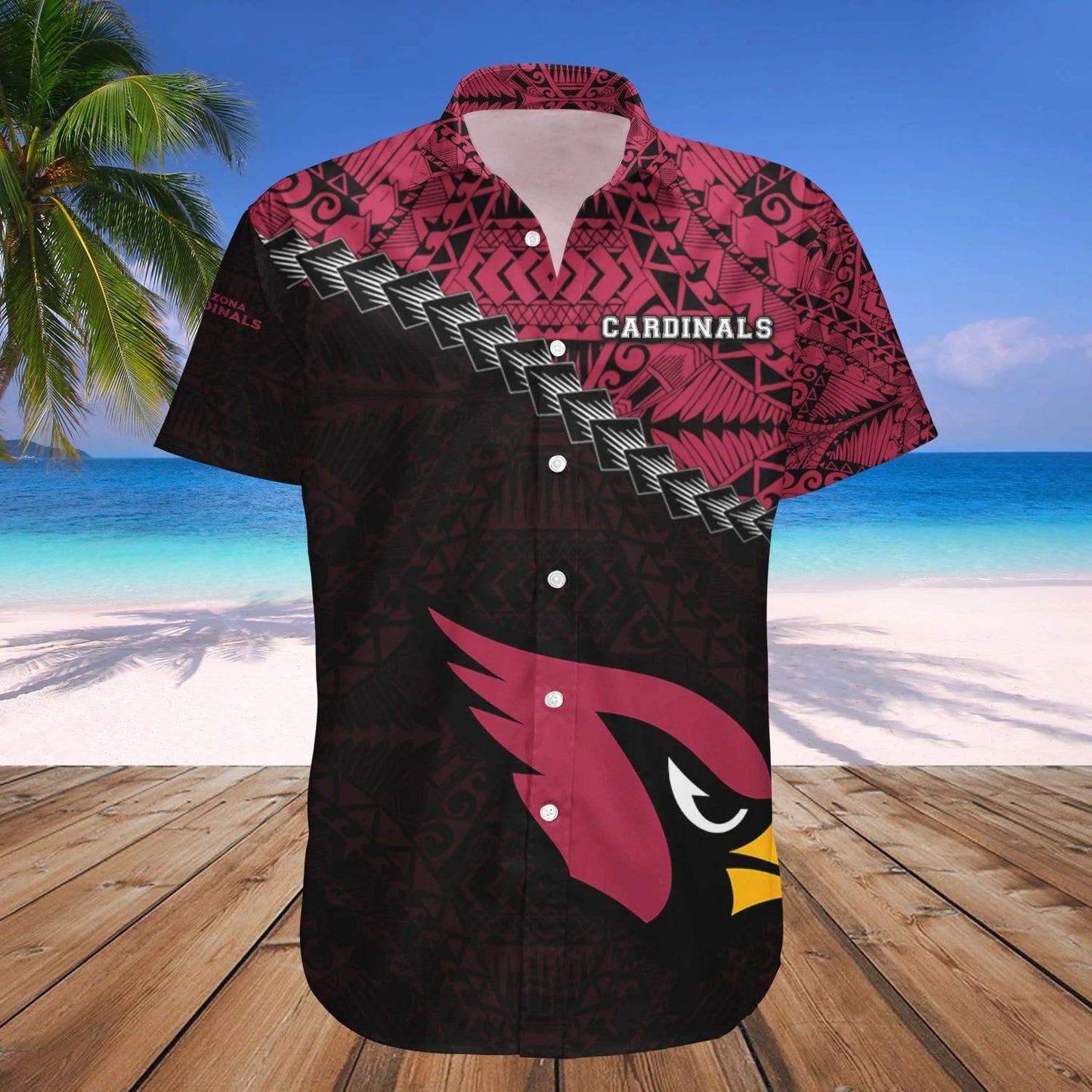 Arizona Cardinals Hawaiian Shirt Tribal Legacy Design 725871