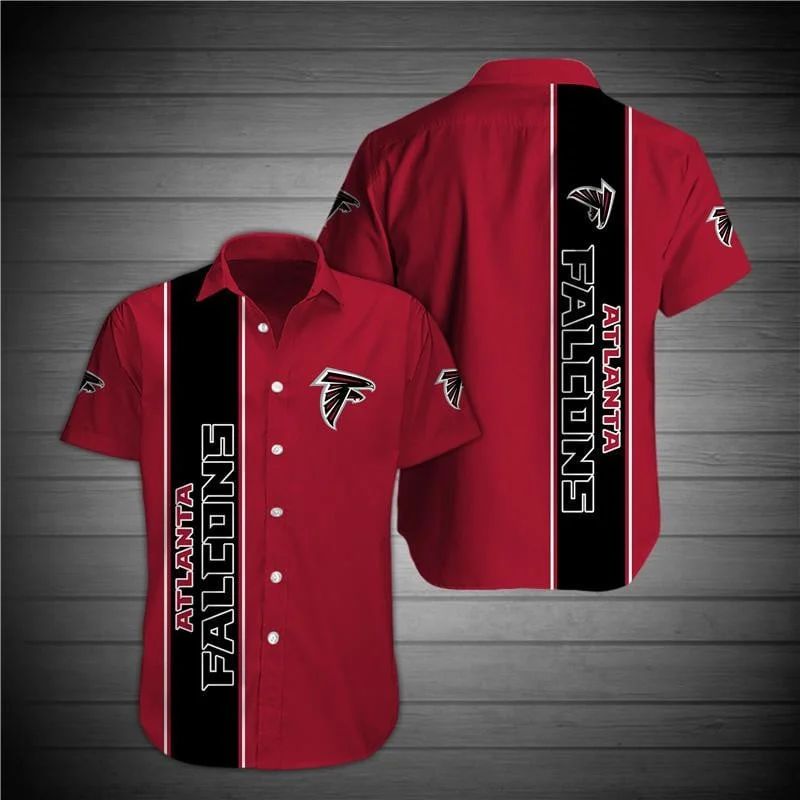 Atlanta Falcons Hawaiian Shirt Classic Stripe Design 431197