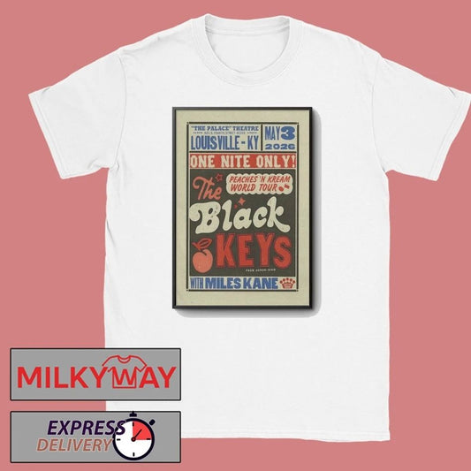 The Black Keys 5 3 2026 Louisville KY Poster shirt
