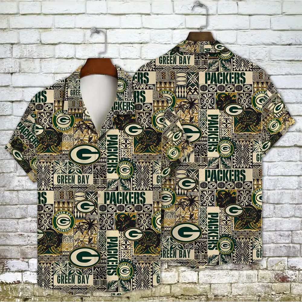Green Bay Packers Tribal Heritage Hawaiian Shirt 642791