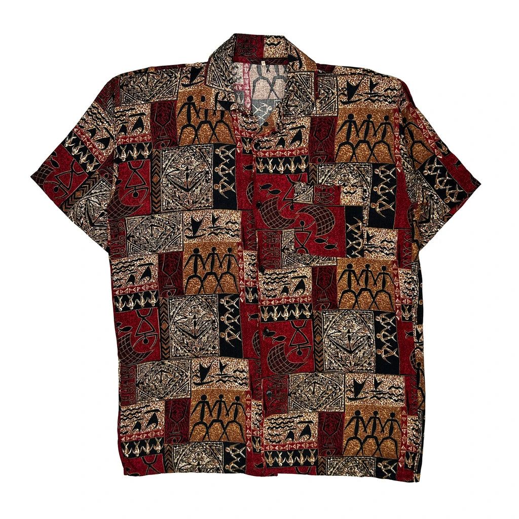 Unbranded Hawaiian Shirt - XL Multicoloured Cotton