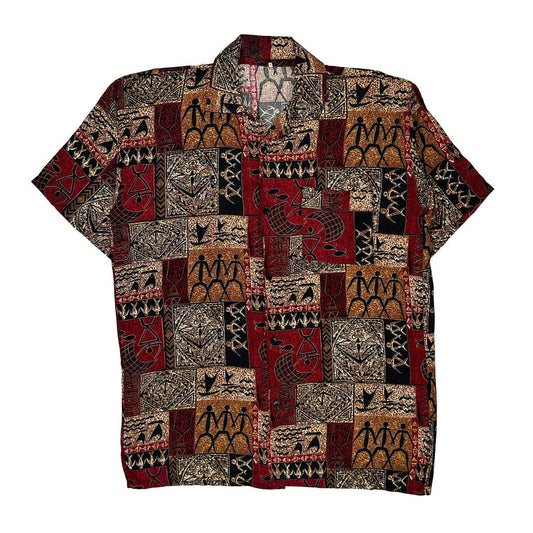 Unbranded Hawaiian Shirt - XL Multicoloured Cotton