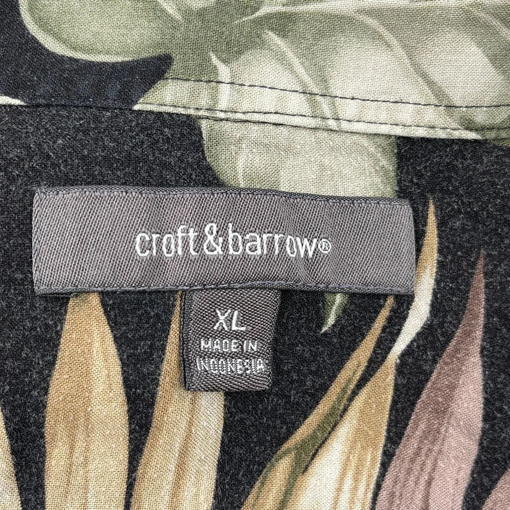 Croft & Barrow Hawaiian Shirt - XL Multicoloured Cotton