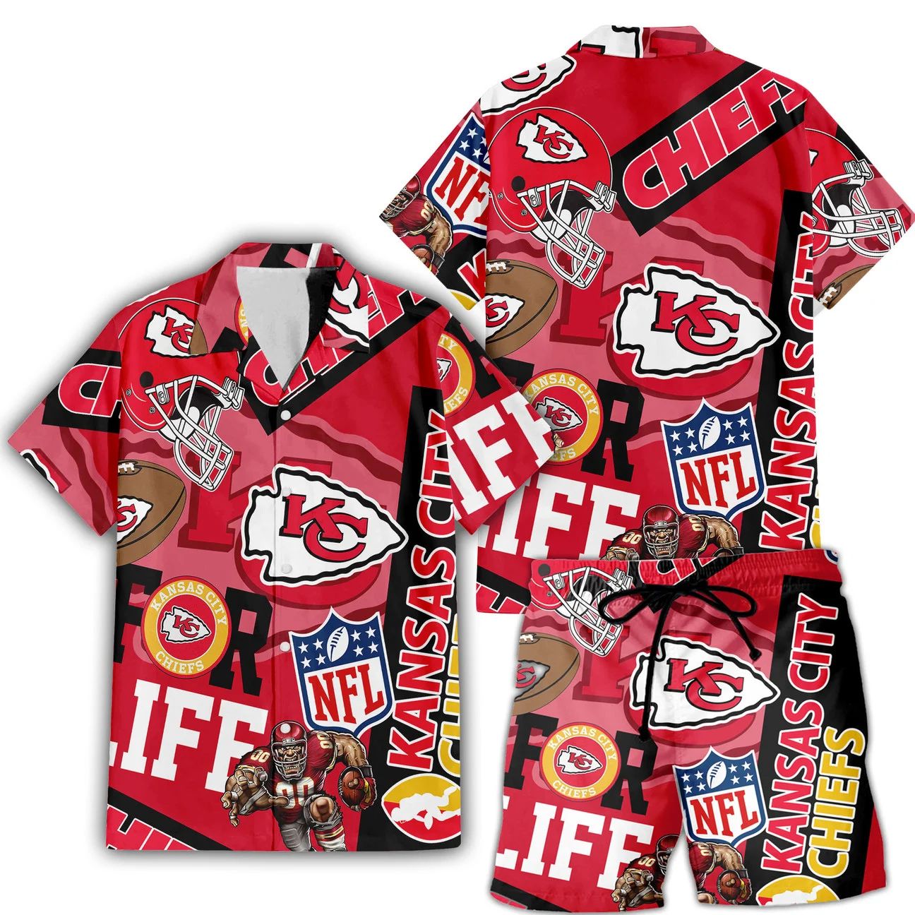 Kansas City Chiefs Hawaiian Shirt For Life 349160