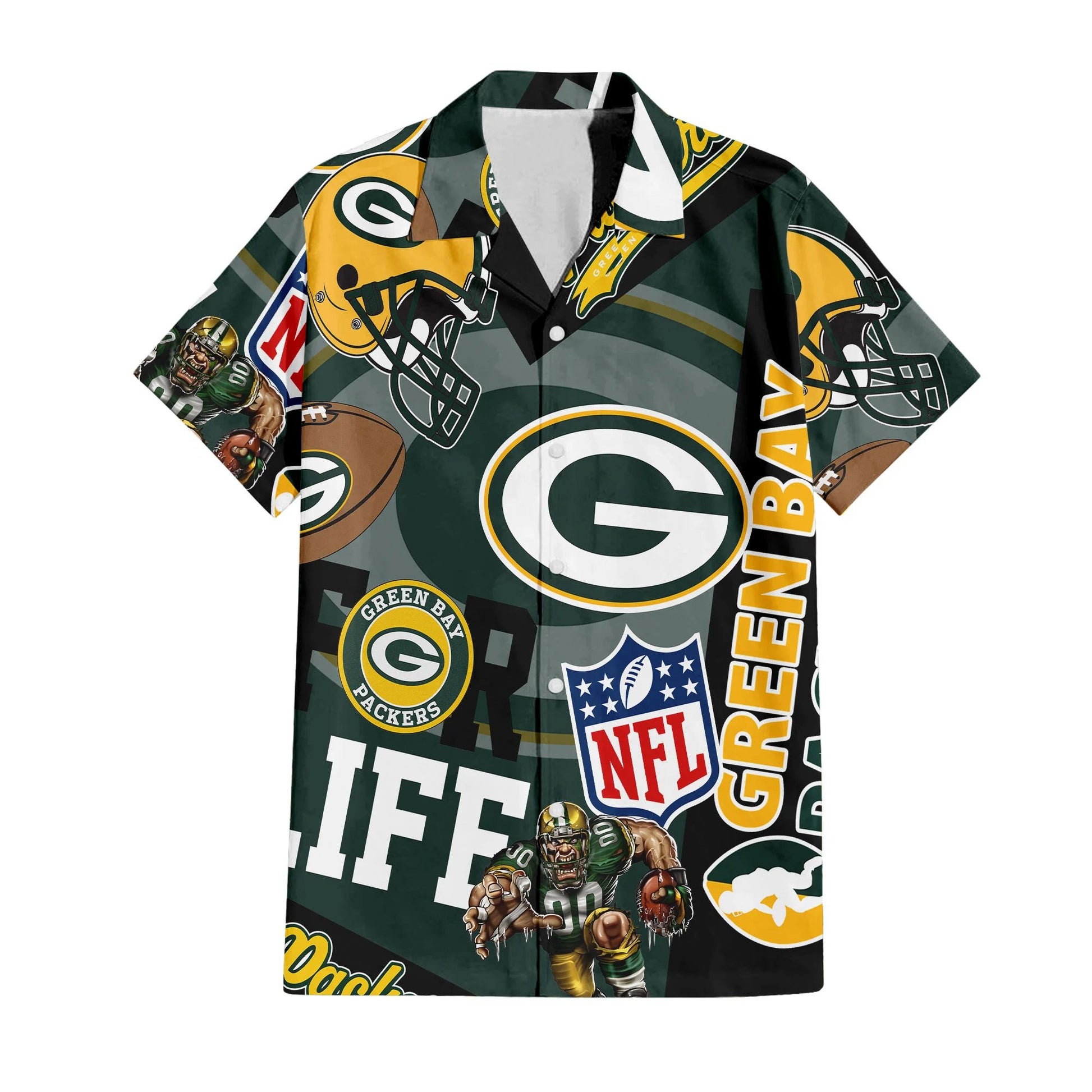 Green Bay Packers Hawaiian Shirt For Life 118844