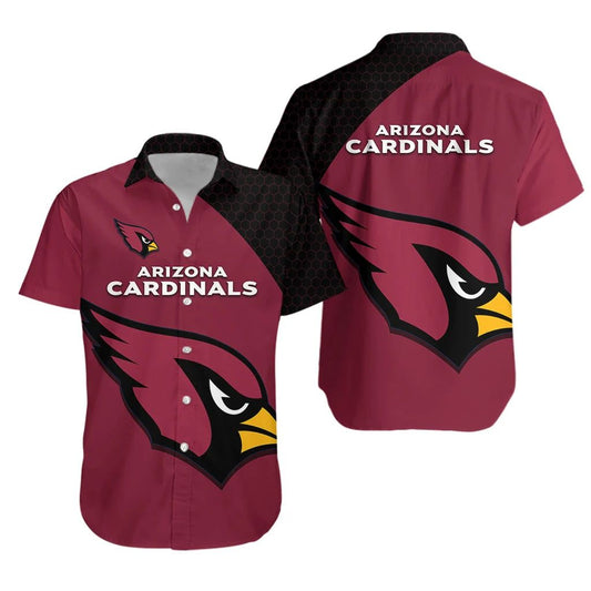 Arizona Cardinals Hawaiian Shirt with Bold Logo – 285527