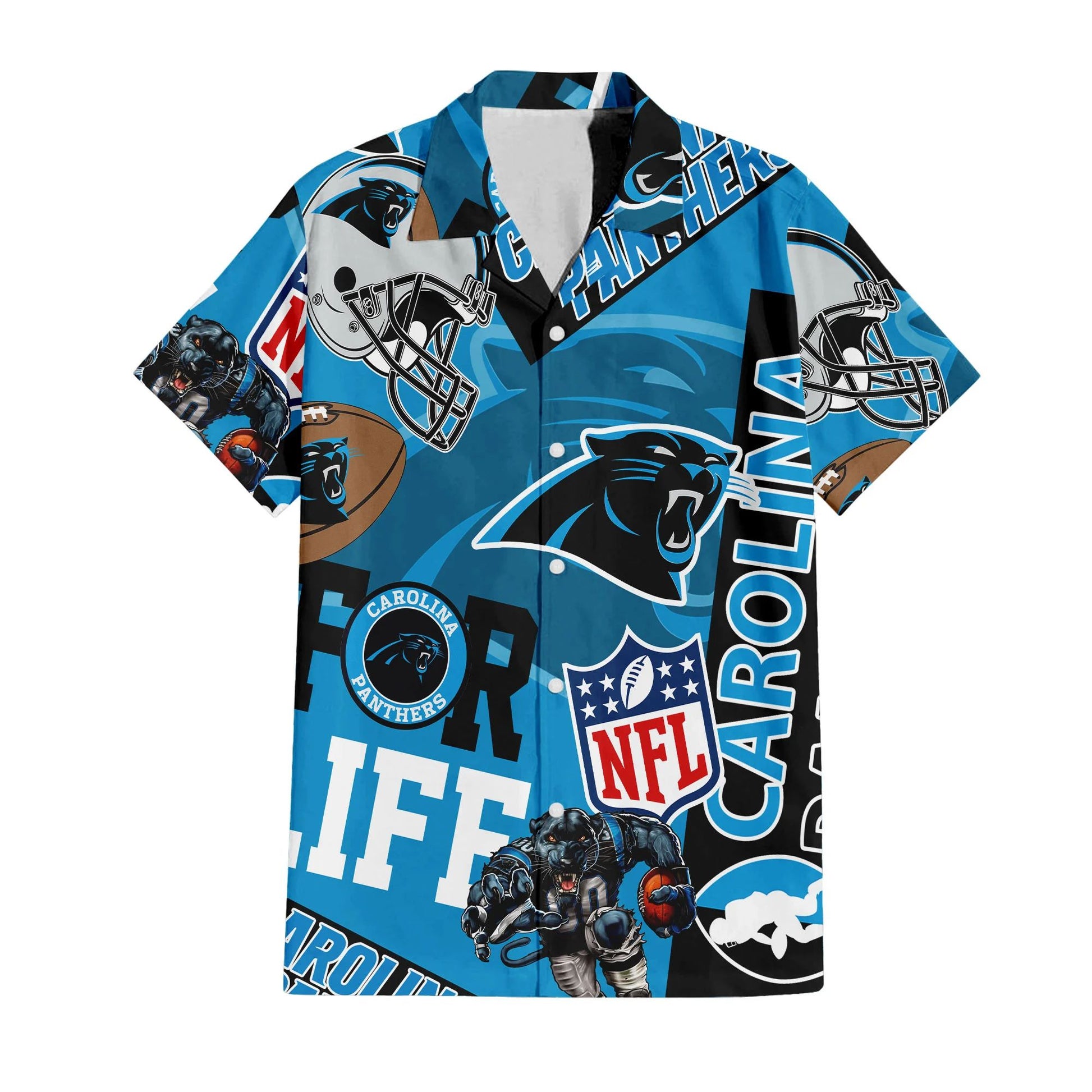 Carolina Panthers Hawaiian Shirt For Life 906635