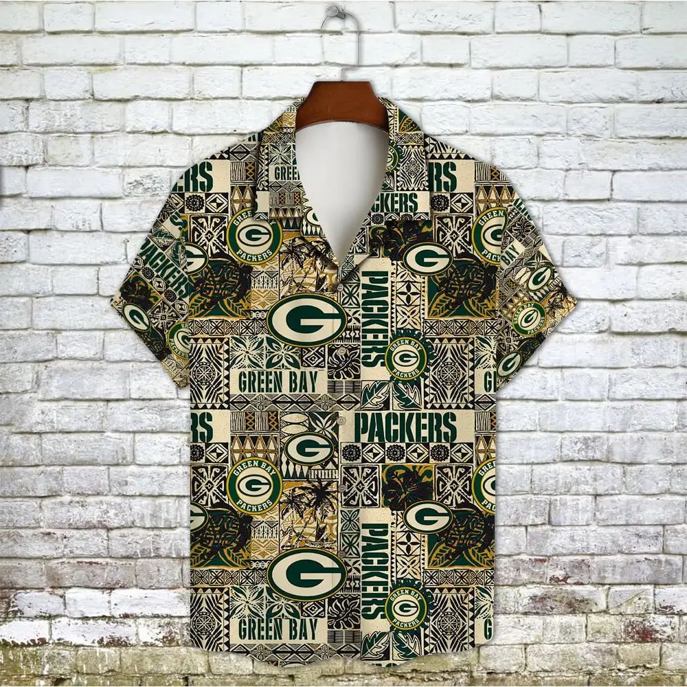 Green Bay Packers Tribal Heritage Hawaiian Shirt 642791