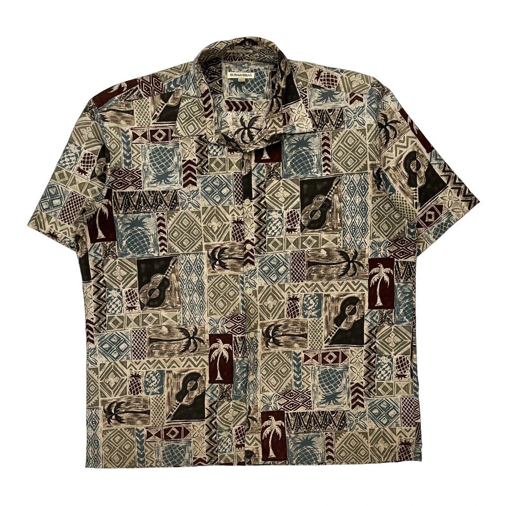 Burma Bibas Hawaiian Shirt - XL Multicoloured Cotton