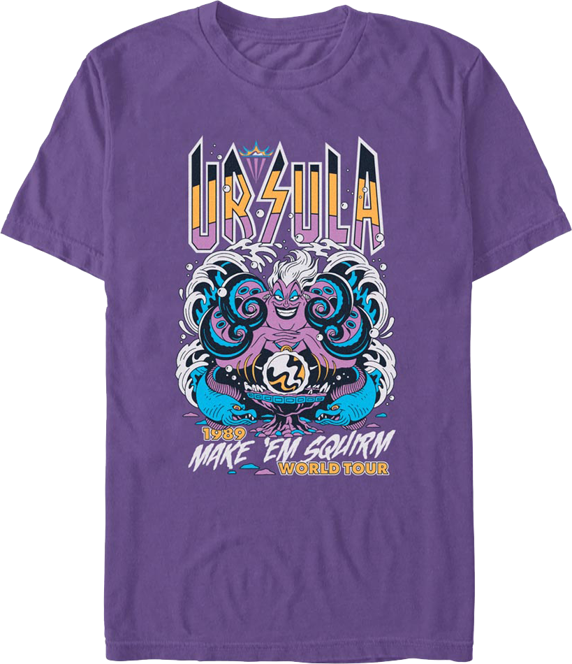 Ursula Make 'Em Squirm World Tour Little Mermaid T-Shirt