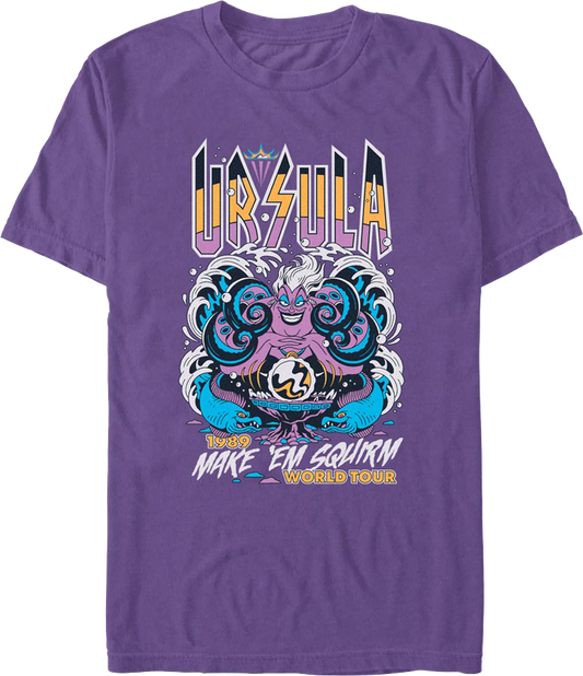 Ursula Make 'Em Squirm World Tour Little Mermaid T-Shirt