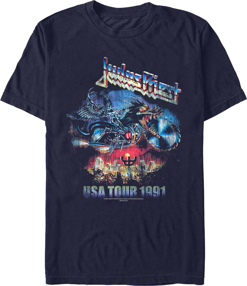 USA Tour 1991 Judas Priest T-Shirt